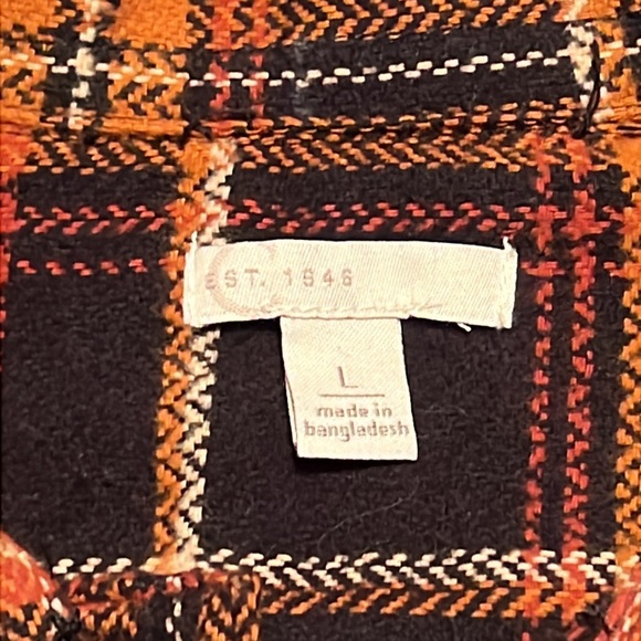 Eat. 1946 Cropped Plaid Jacket-100% Cotton - Picture 5 of 7